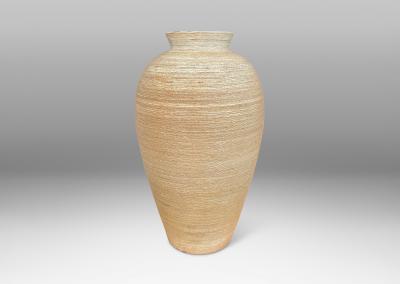Monumental Textured Vase bv Greta Runeborg for Upsala Ekeby