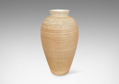 Monumental Textured Vase bv Greta Runeborg for Upsala Ekeby