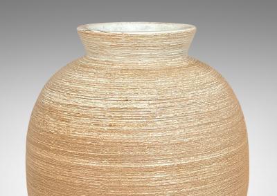 Monumental Textured Vase bv Greta Runeborg for Upsala Ekeby