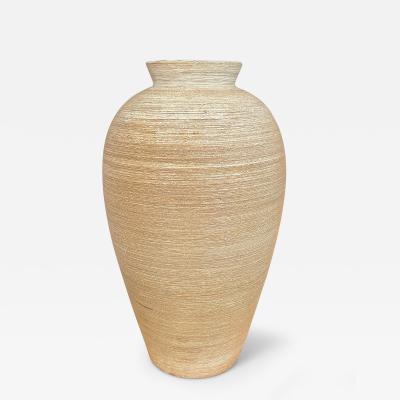 Monumental Textured Vase bv Greta Runeborg for Upsala Ekeby