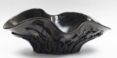 Monutmental Sized Murano Blown Bronze Organic Centerpiece