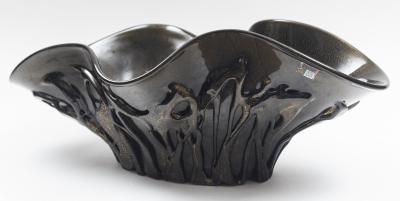 Monutmental Sized Murano Blown Bronze Organic Centerpiece