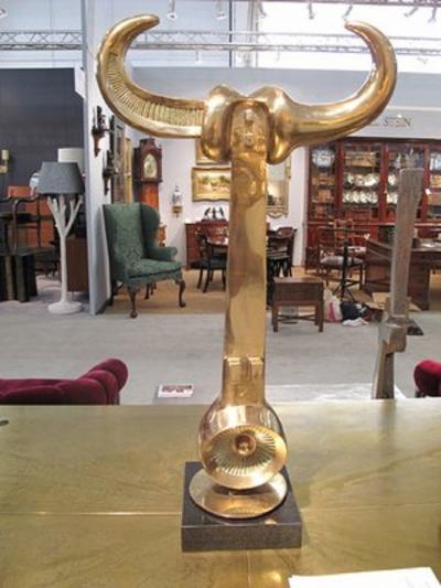 Monyo Mihailescu Nasturel The Bull Fighter Bronze Sculpture by Prince Monyo