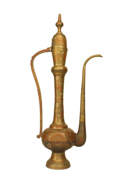 Moorish Style Brass Ewer