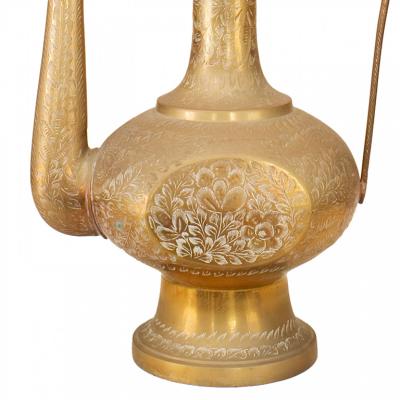 Moorish Style Brass Ewer