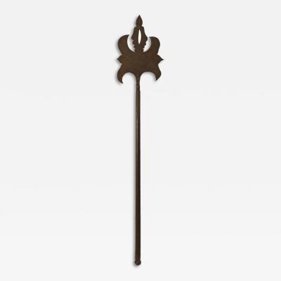 Moorish Style Double Sided Iron Halberd