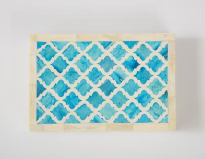 Moorish Turquoise Natural Bone Box