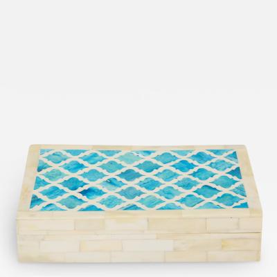 Moorish Turquoise Natural Bone Box