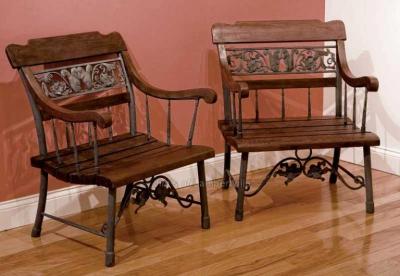 Morgan Colt Pair of Squirrel Motif Chairs