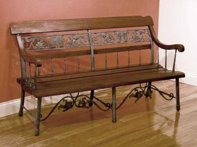 Morgan Colt Squirrel Motif Settee