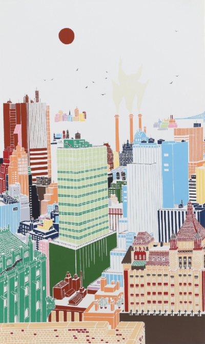 Mori Shizume New York Skyline 2