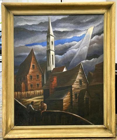 Morning Chat Daniel Koerner American 1909 1977 