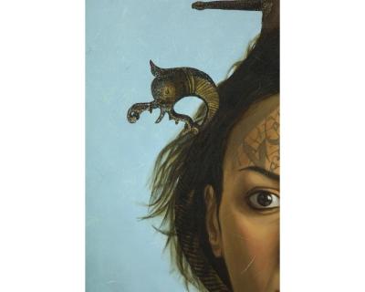 Morteza Pourhosseini Morteza Pourhosseini The Circus 1 Oil and Acrylic on Canvas 2013