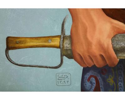 Morteza Pourhosseini Morteza Pourhosseini The Circus 15 Oil and Acrylic on Canvas