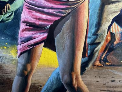 Morton Kunstler Night Attack Mens Magazine Action Sex and Violence