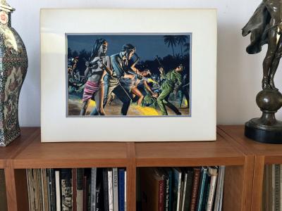 Morton Kunstler Night Attack Mens Magazine Action Sex and Violence