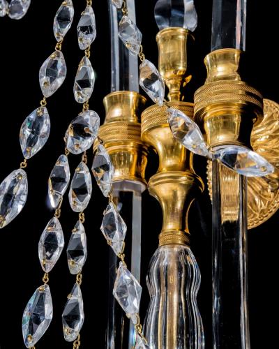 Moses Lafount A PAIR OF GEORGE III LAFOUNT WALL LIGHTS