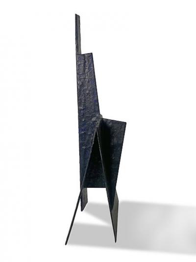 Moshe Y American Modern Abstract Expressionist Mixed Media Sculpture Moshe Y