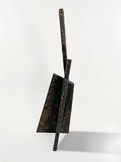 Moshe Y American Modern Abstract Expressionist Mixed Media Sculpture Moshe Y