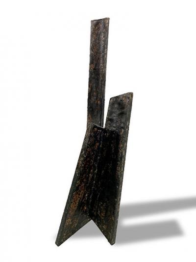 Moshe Y American Modern Abstract Expressionist Mixed Media Sculpture Moshe Y