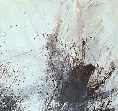 Moshe Y American Modern Abstract Mixed Media on Canvas Moshe Y