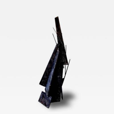 Moshe Y American Modern Fiberglass Acrylic Abstract Expressionist Sculpture Moshe Y