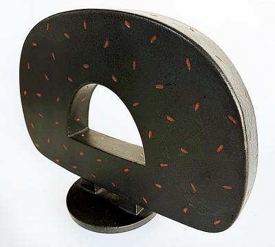 Mosuo Ojima Mosuo Ojima Monumental 1980s Postmodern Pottery Urn