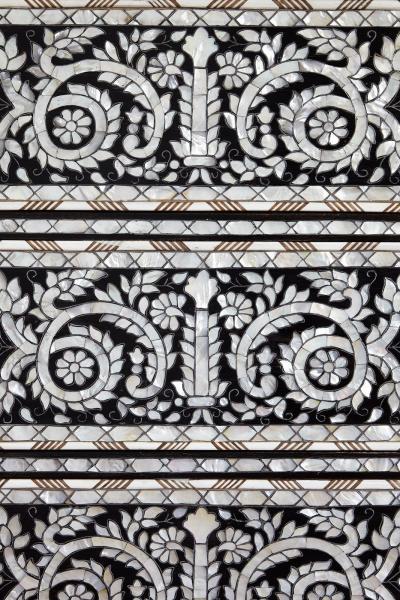 Mother of Pearl Chest of Five Drawers