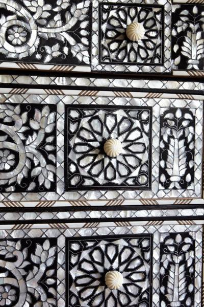 Mother of Pearl Chest of Five Drawers