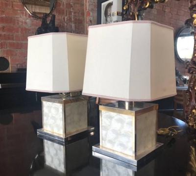 Mother of Pearl Lamps Italy 1960
