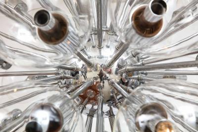 Motoko Ishii Monumental Polished Chrome Sputnik Chandeliers by Motoko Ishii