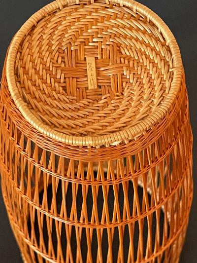 Motoshi Abe Japanese Contemporary Bamboo Basket by Abe Motoshi