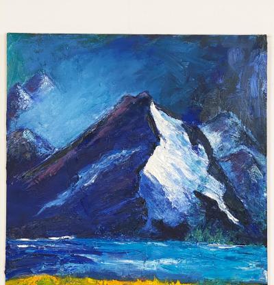 Mountain Scene American Circa 1950