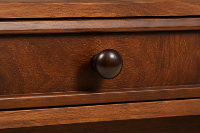 Moveis Teperman Brazilian Modern Pair of Imbuia Wood Nightstands by Teperman Brazil 1950s