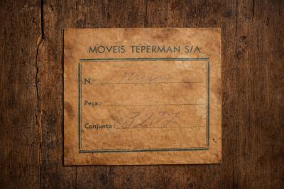 Moveis Teperman Brazilian Modern Pair of Imbuia wood Nightstands by Teperman Brazil