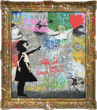 Mr Brainwash Balloon Girl