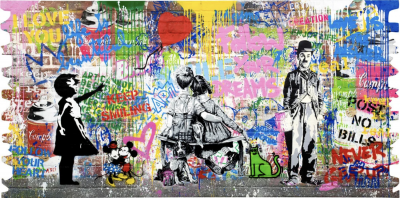 Mr Brainwash Pop Wall