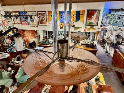 Muller Fr res French Art Deco Chandelier by Muller Fr res Luneville