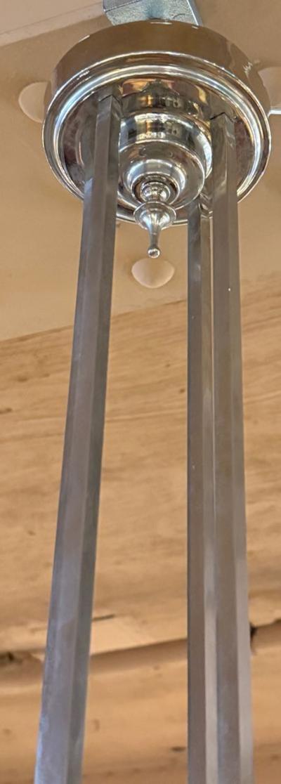 Muller Fr res French Art Deco Chandelier by Muller Fr res Luneville