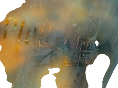 Muller Fr res SIGNED MULLER FRERES GLASS WROUGHT IRON ART DECO TORCHIERE BY FRANCOIS CARION