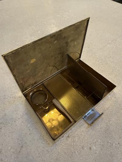 Multi Compartment Brass Box