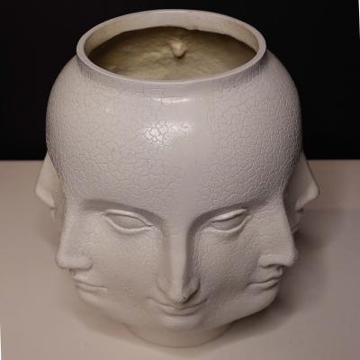 Multifaced Vase in the style of fornasetti