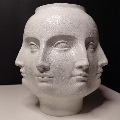 Multifaced Vase in the style of fornasetti