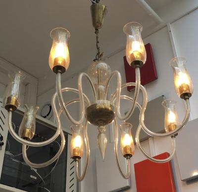 Murano 8 Light Refined Chandelier