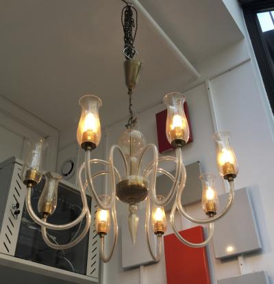 Murano 8 Light Refined Chandelier
