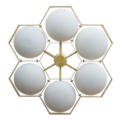 Murano Beehive shaped ceiling light