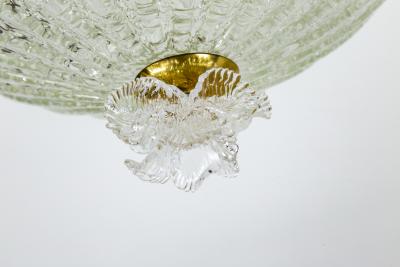 Murano Blown Dome Shaped Flushmount or Pendant 2 Available