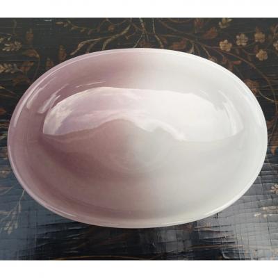 Murano Dual Toned Hand Blown Glass Centerpiece