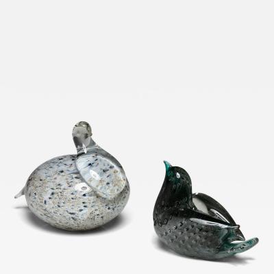 Murano Glass Birds by Alfredo Barbini VAMSA