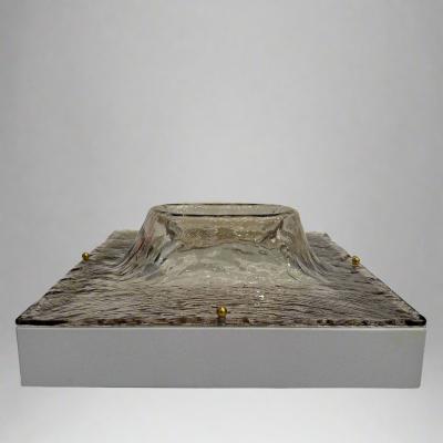 Murano Glass Ceiling Fixture by Toni Zuccheri for Venini Italy